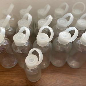 3 Bkr Little glass + cap